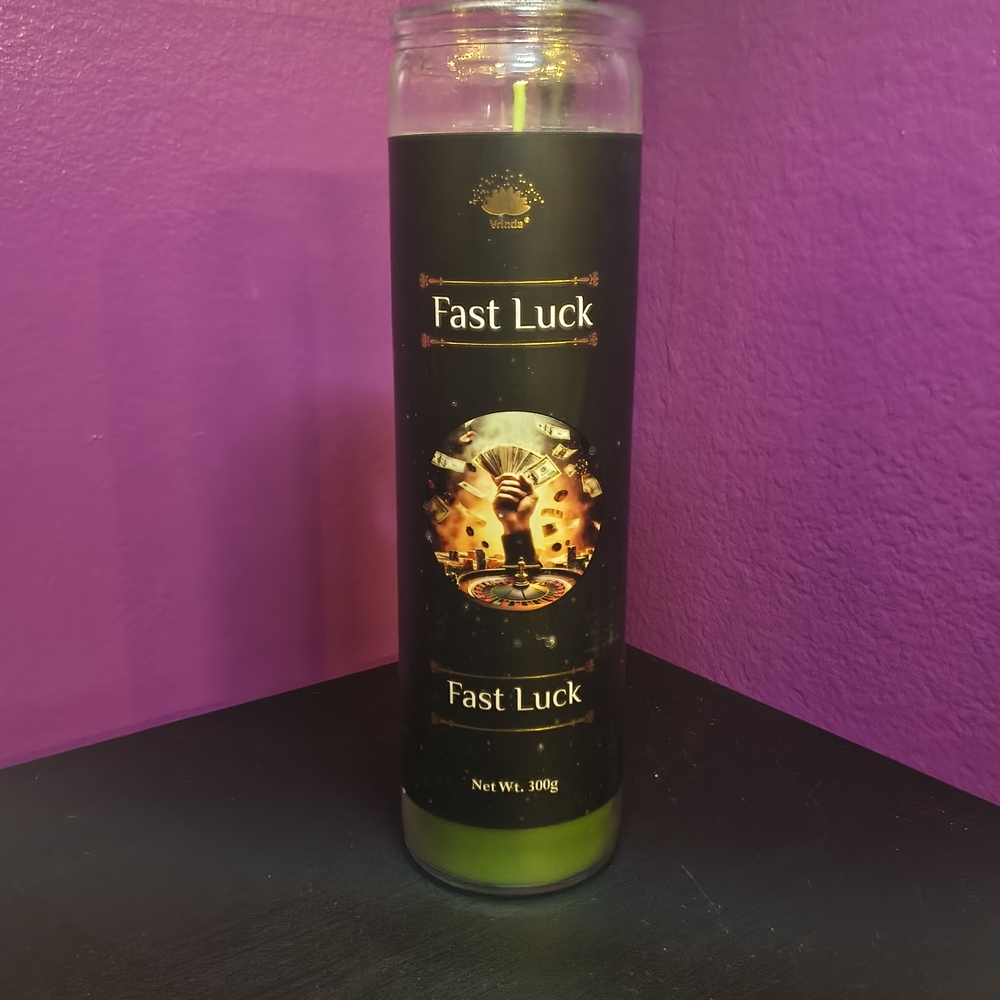 Fast Luck Green Candle